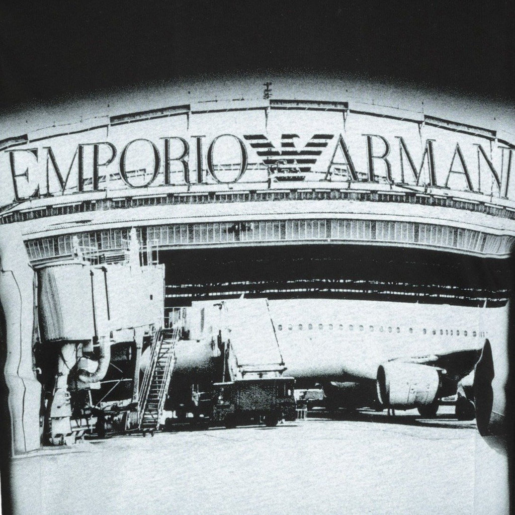 Emporio Armani Boarding Capsule Collection Black T-Shirt - Boinclo ltd - Outlet Sale Under Retail
