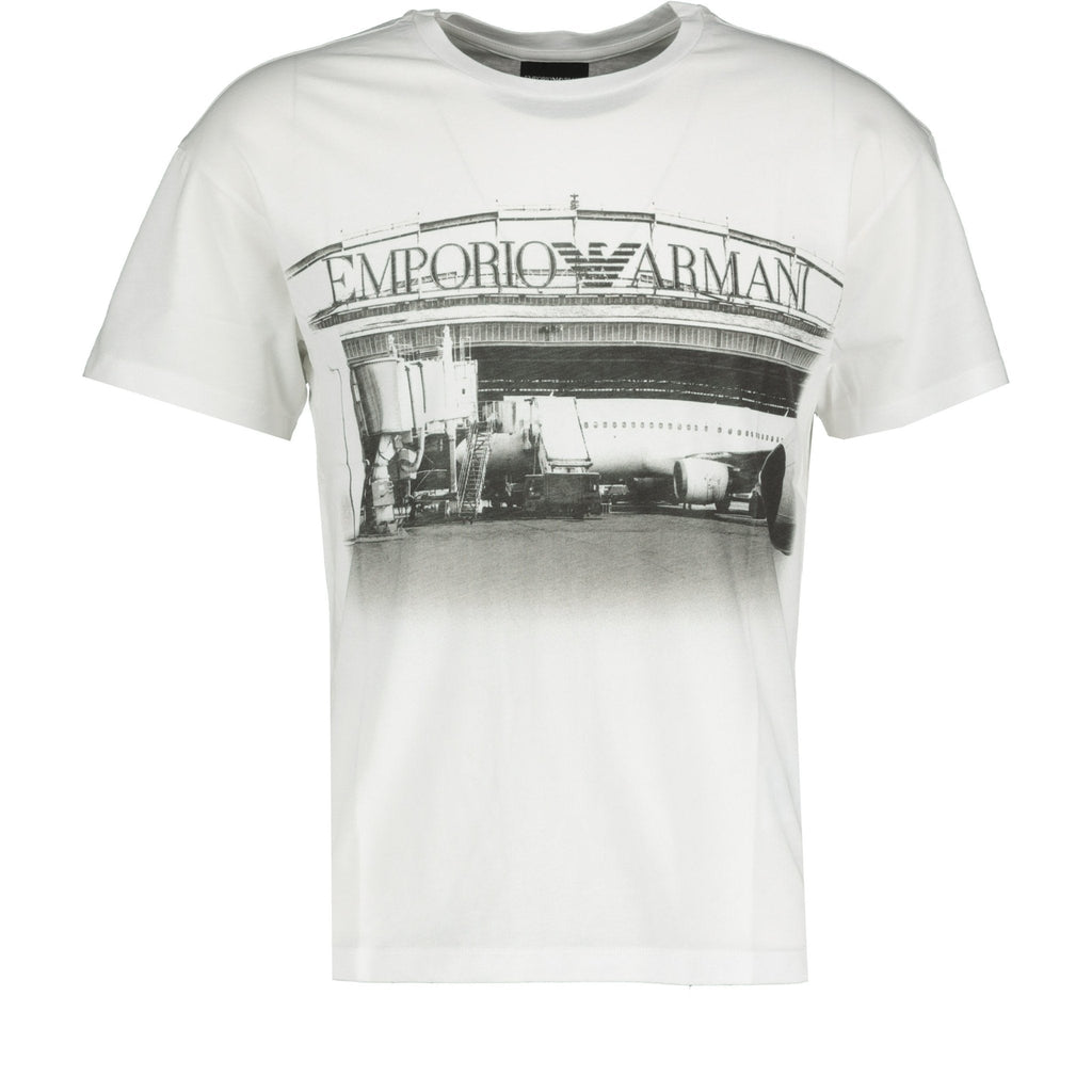 Emporio Armani Boarding Capsule Collection White T-Shirt - Boinclo ltd - Outlet Sale Under Retail