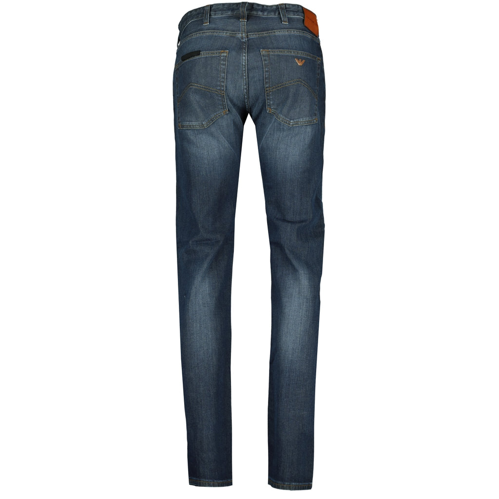Emporio Armani Jeans J45 Slim Fit Dark Blue Fade - Boinclo ltd - Outlet Sale Under Retail