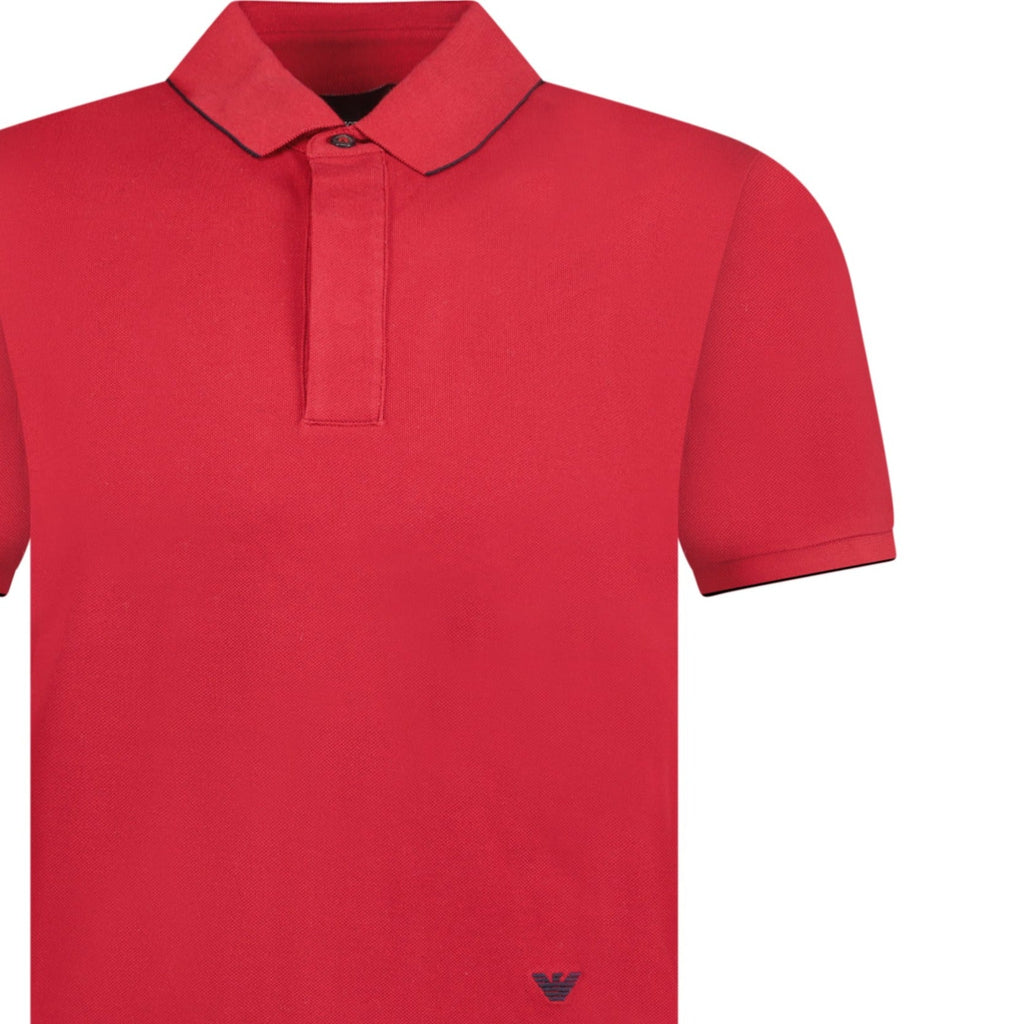 Emporio Armani Polo Red - Boinclo ltd - Outlet Sale Under Retail