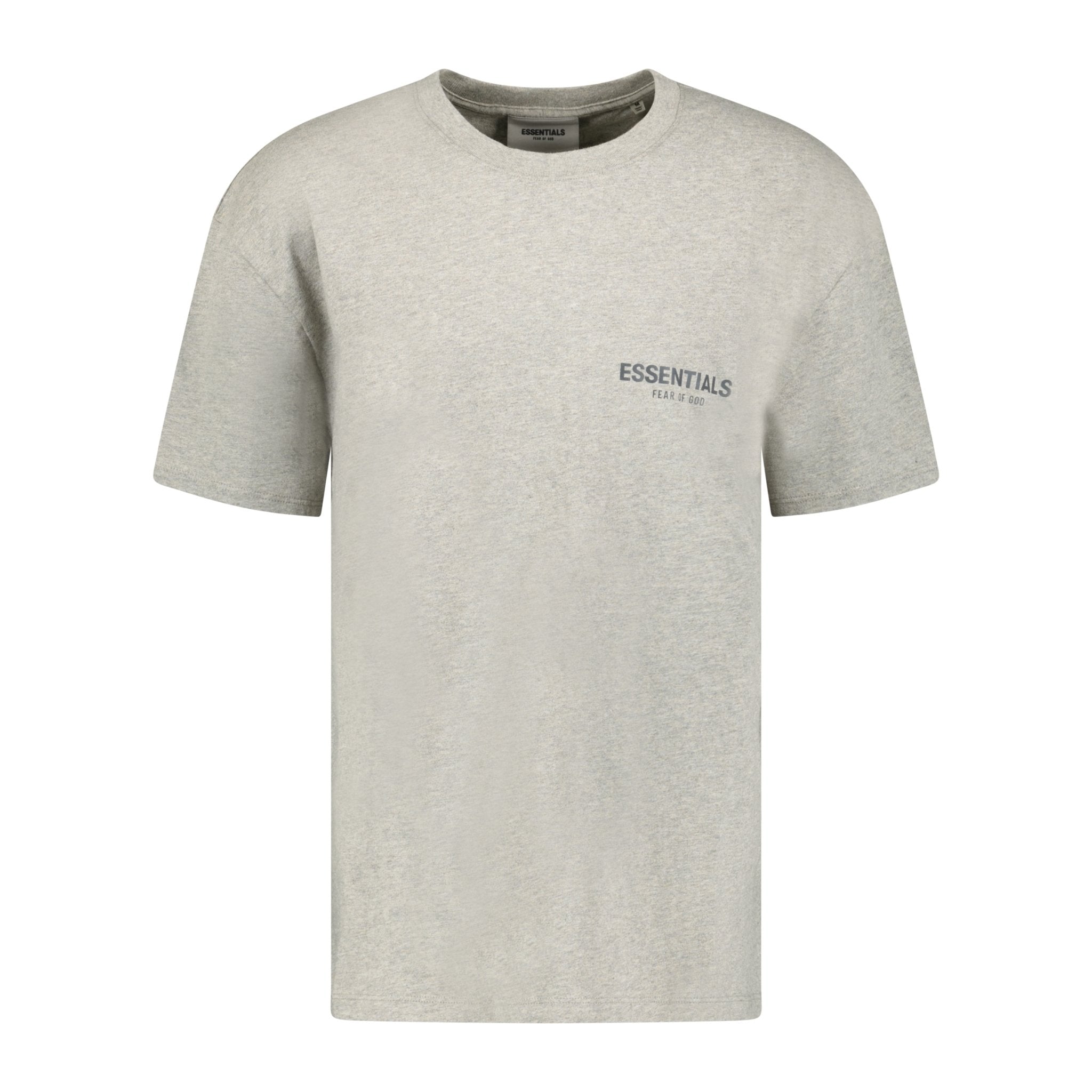 Essentials X Fear of God Reflective Logo T-shirt Grey (Dark Heather)