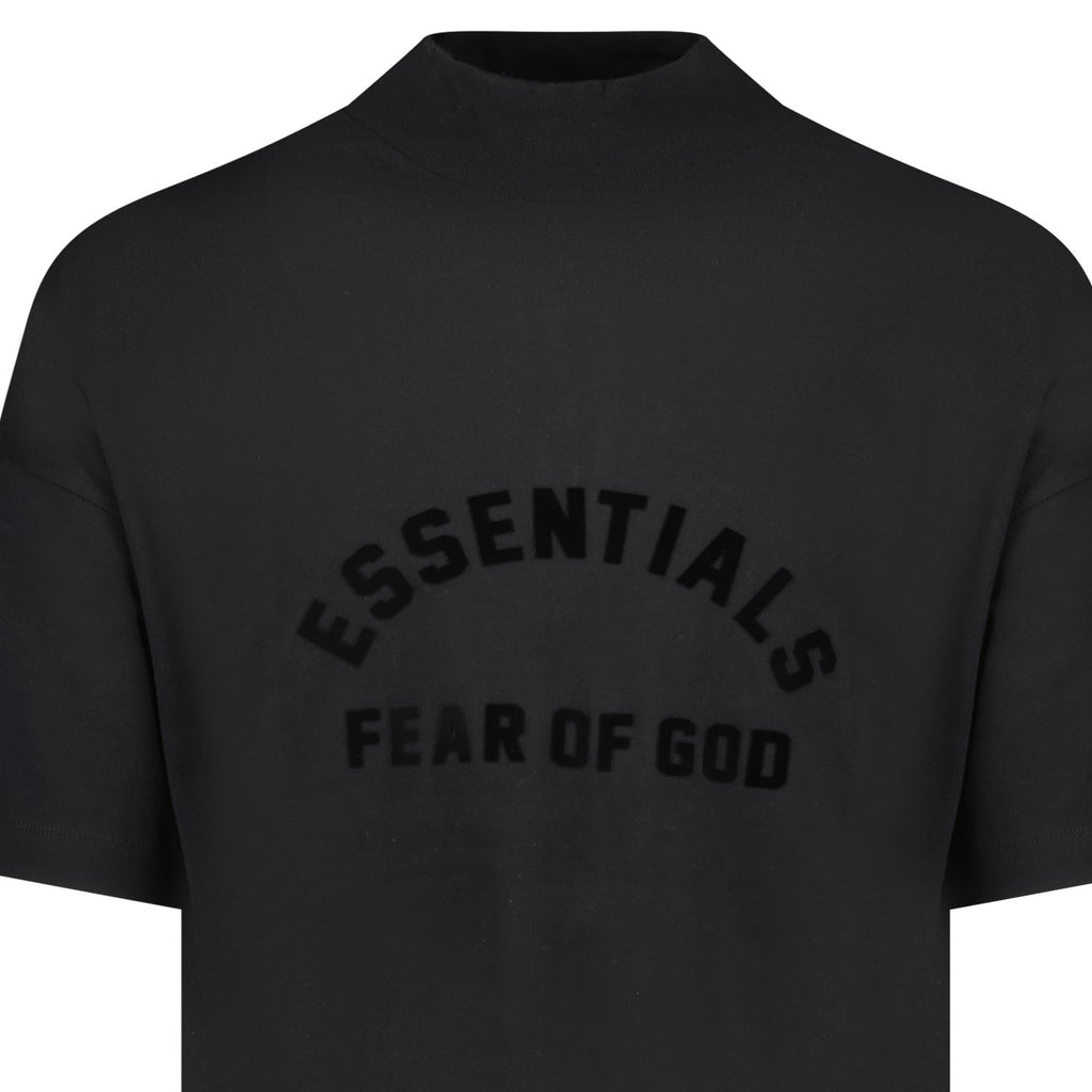 Essentials X Fear of God T-Shirt Jet Black - Boinclo ltd - Outlet Sale Under Retail