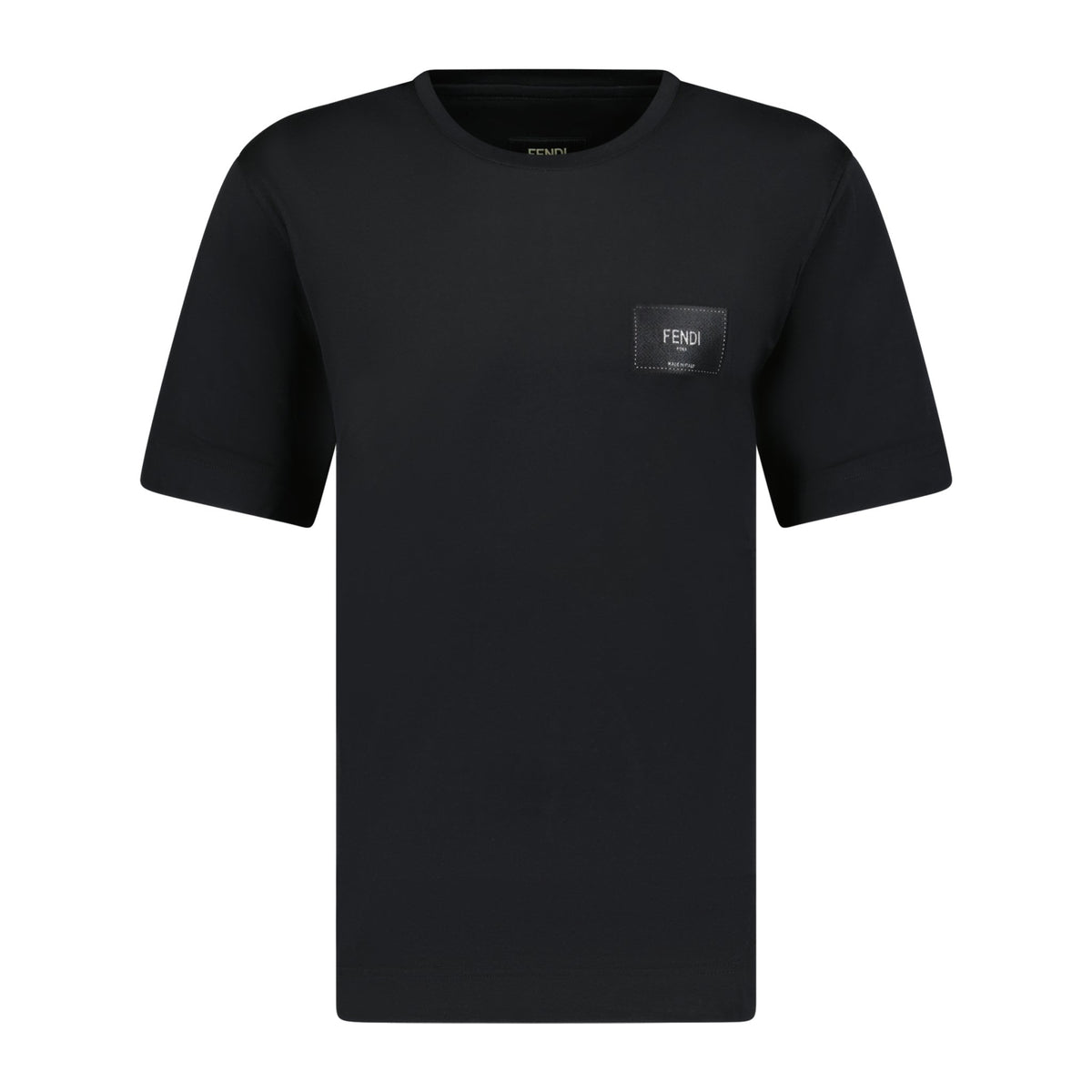 Fendi Label Patch T-Shirt Black | Boinclo ltd | Outlet Sale