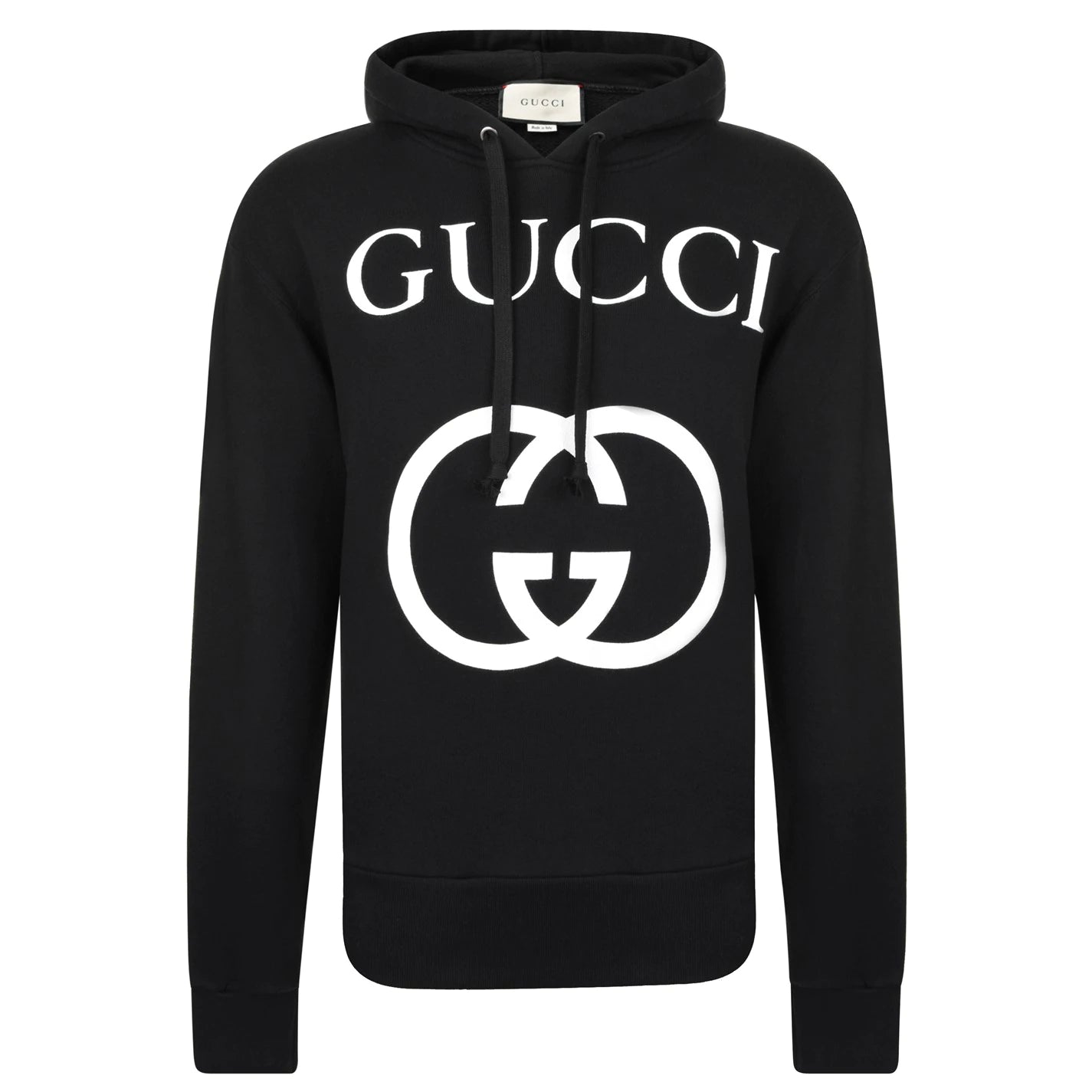 Gucci black logo hoodie discount