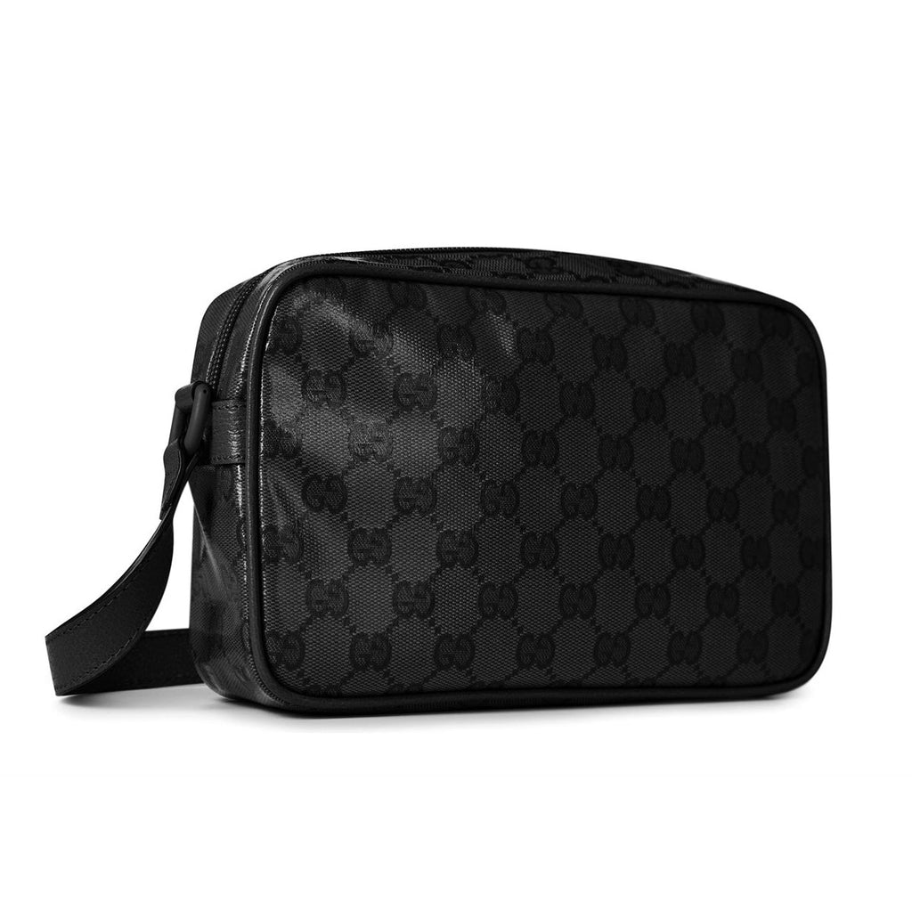 Gucci Vintage GG Embossed Cross Body Bag Black - Boinclo ltd - Outlet Sale Under Retail