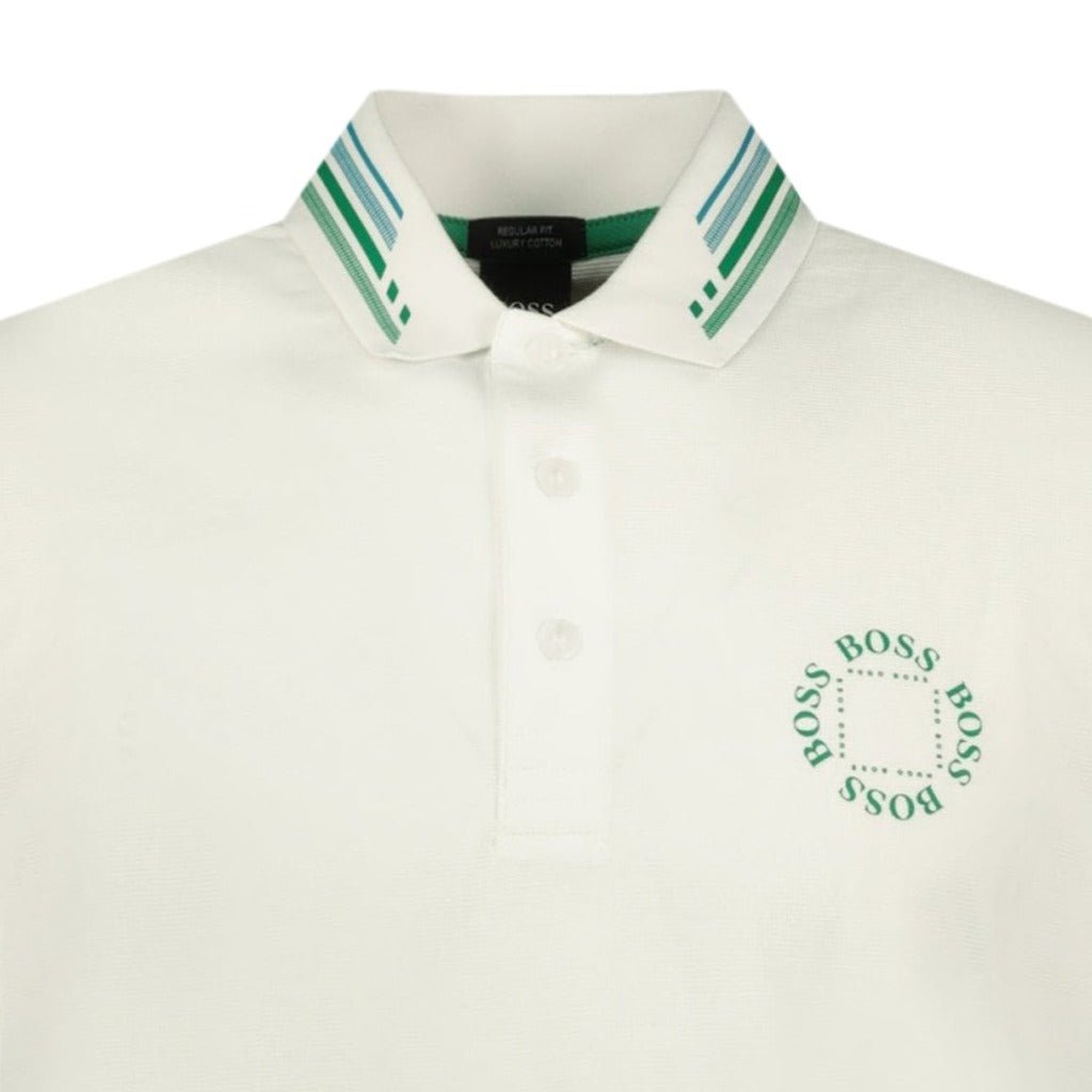 Hugo boss luxury cotton polo shirt deals