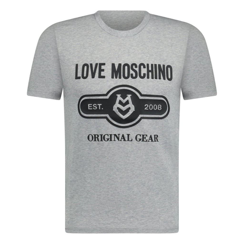 Love Moschino 'Original Gear' T-Shirt Grey - Boinclo ltd - Outlet Sale Under Retail