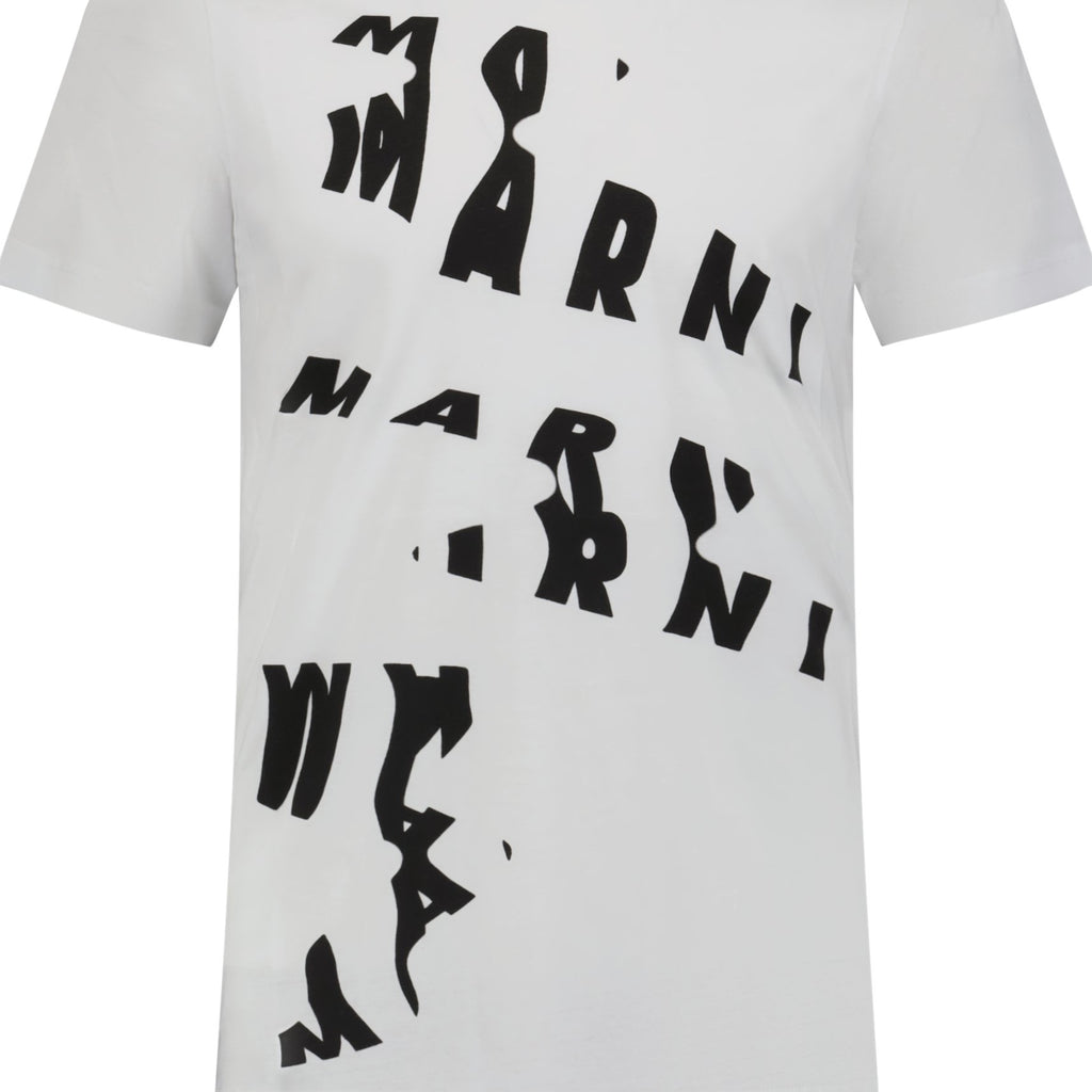 Marni Logo T-Shirt White - Boinclo ltd - Outlet Sale Under Retail