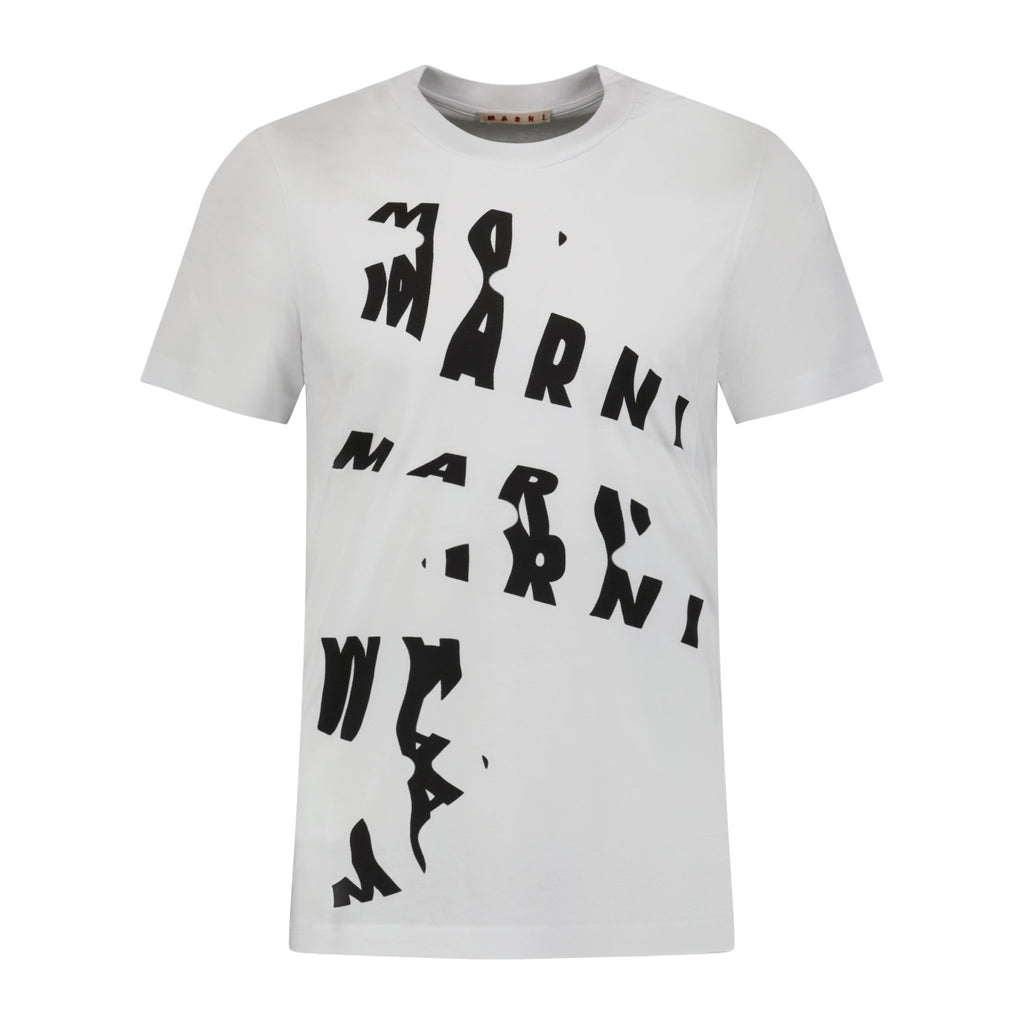 Marni Logo T-Shirt White - Boinclo ltd - Outlet Sale Under Retail