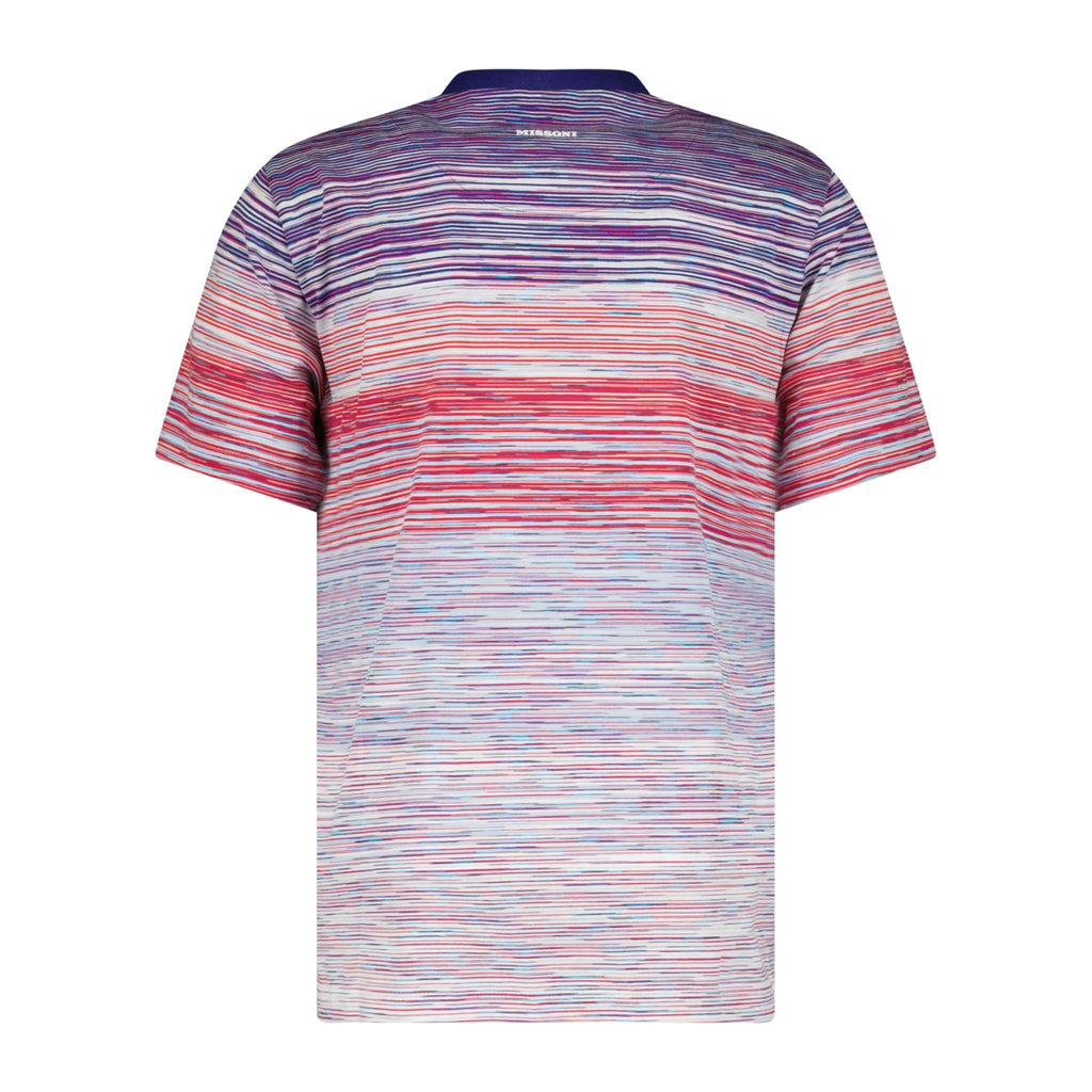 Missoni Stripe T-Shirt Purple & Red - Boinclo ltd - Outlet Sale Under Retail