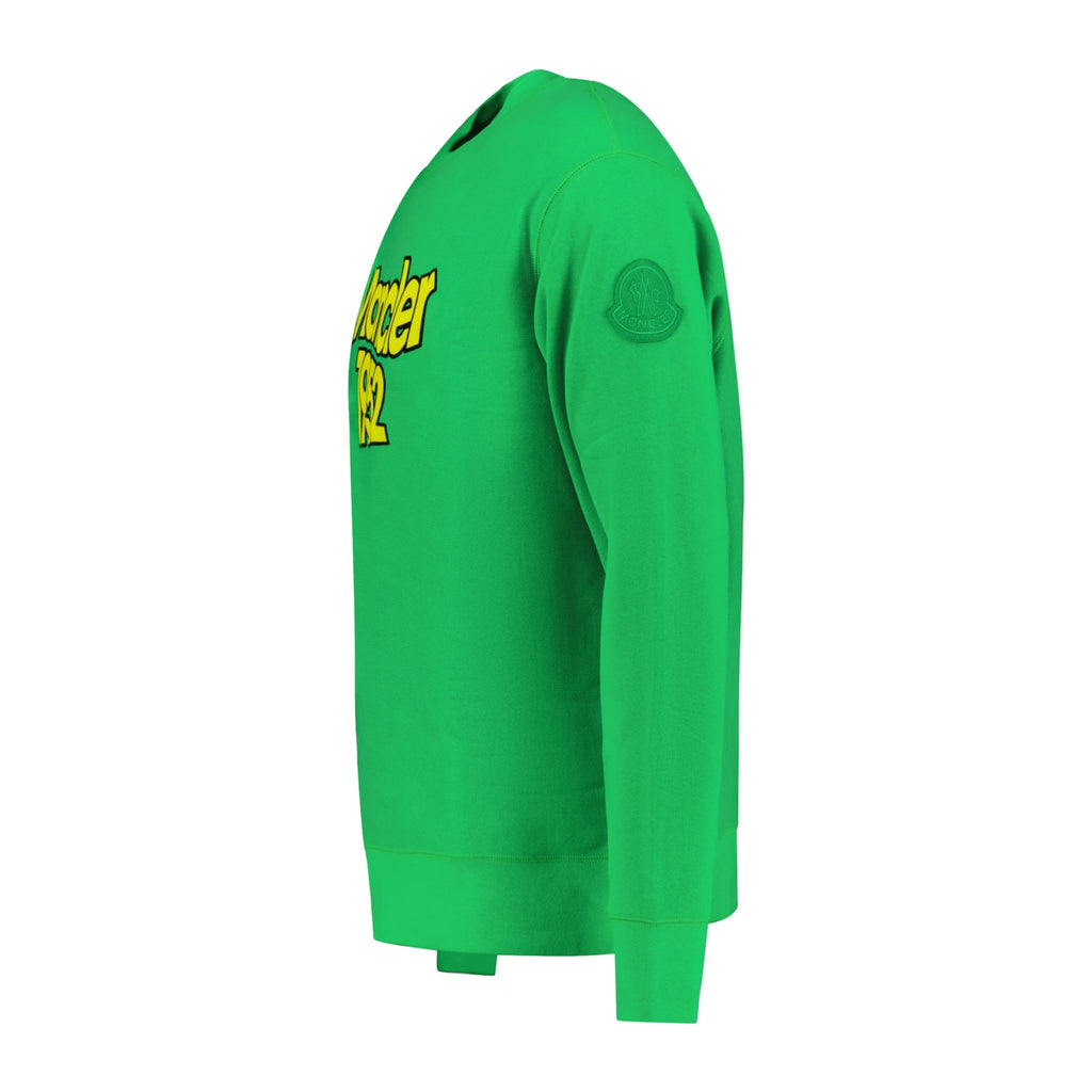 Moncler '1952' Logo Sweatshirt Green - Boinclo ltd - Outlet Sale Under Retail