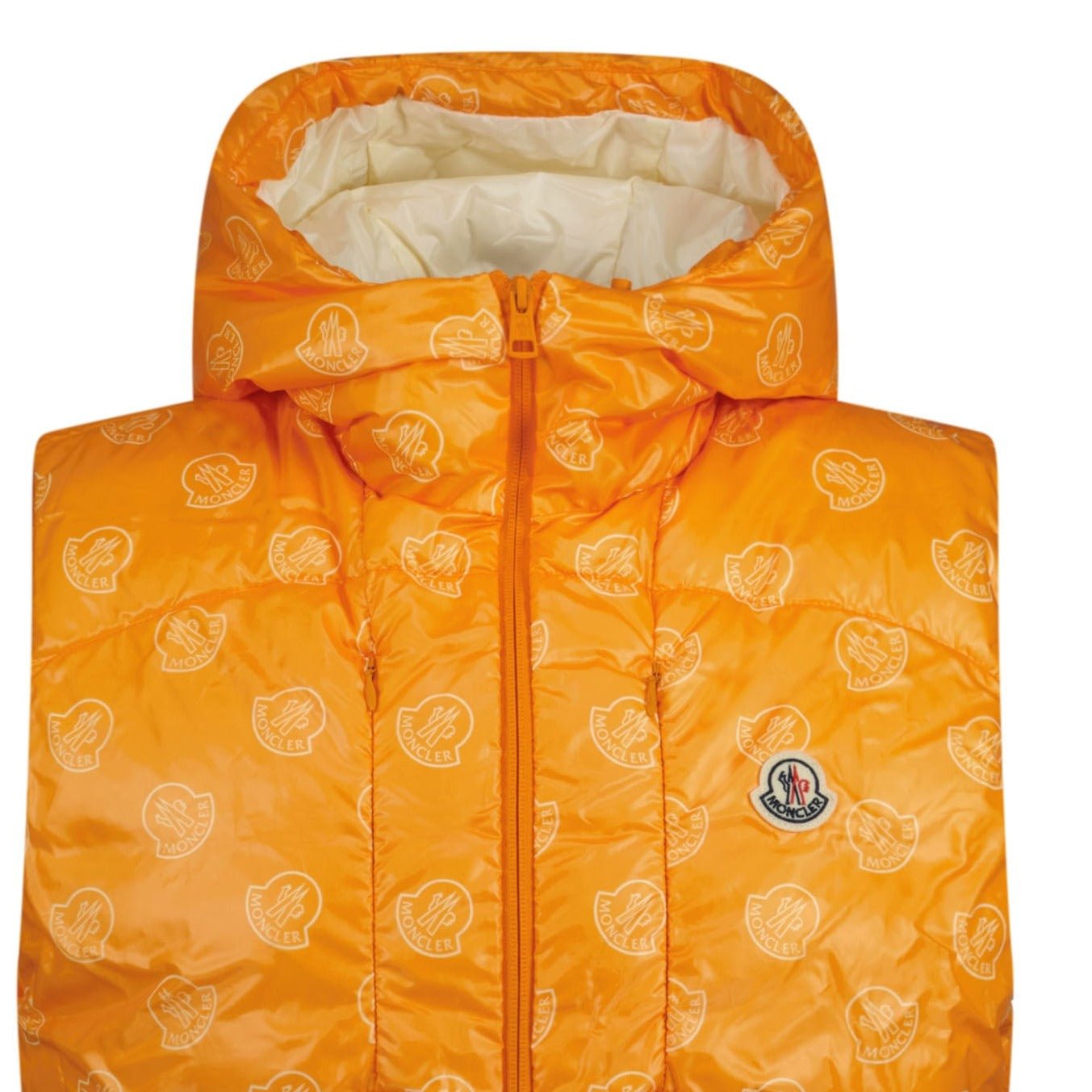 Moncler Alkarab Nylon Gilet Orange Outlet Sale Always Under Retail Boinclo