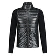 Moncler 'Cardigan Tricot' Padded Knit Zip Jacket Black - Boinclo ltd - Outlet Sale Under Retail