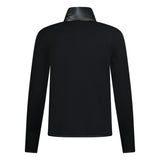 Moncler 'Cardigan Tricot' Padded Knit Zip Jacket Black - Boinclo ltd - Outlet Sale Under Retail