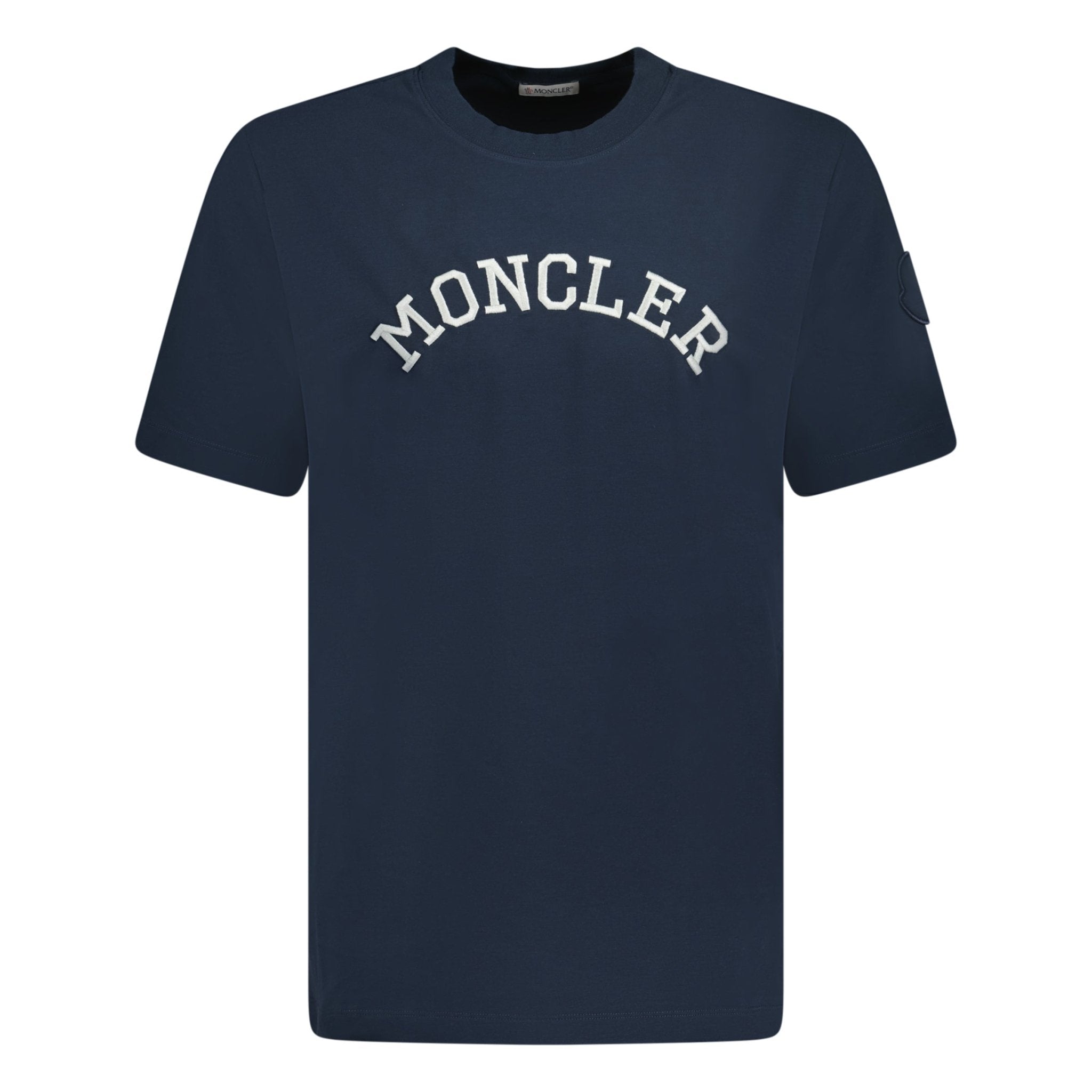 Moncler large logo t shirt outlet