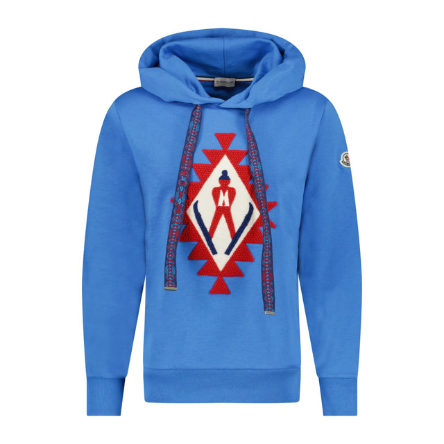 Moncler 'Punk' Hooded Sweatshirt Blue - Boinclo ltd - Outlet Sale Under Retail