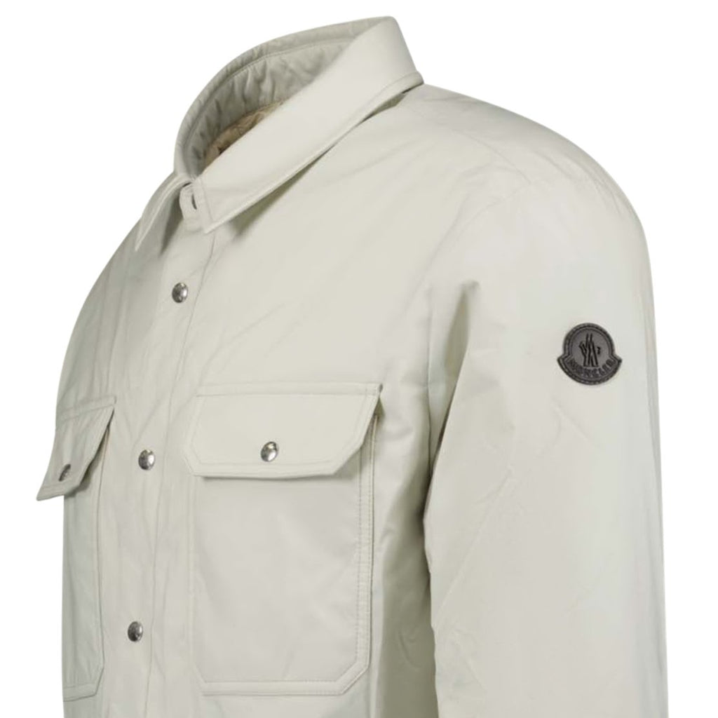 Moncler Quilted Delly Field Jacket Ivory White - Boinclo ltd - Outlet Sale Under Retail