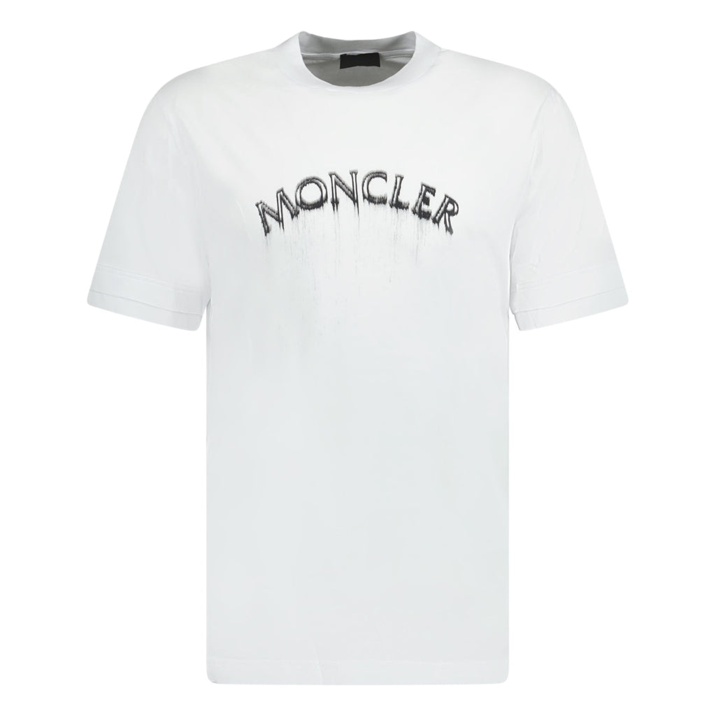 Moncler Spray Print T-Shirt White - Boinclo ltd - Outlet Sale Under Retail