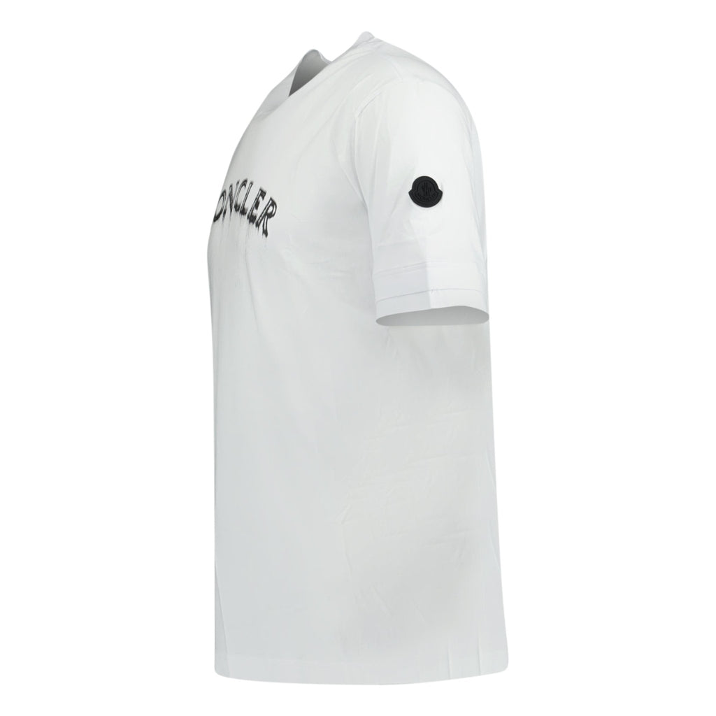 Moncler Spray Print T-Shirt White - Boinclo ltd - Outlet Sale Under Retail