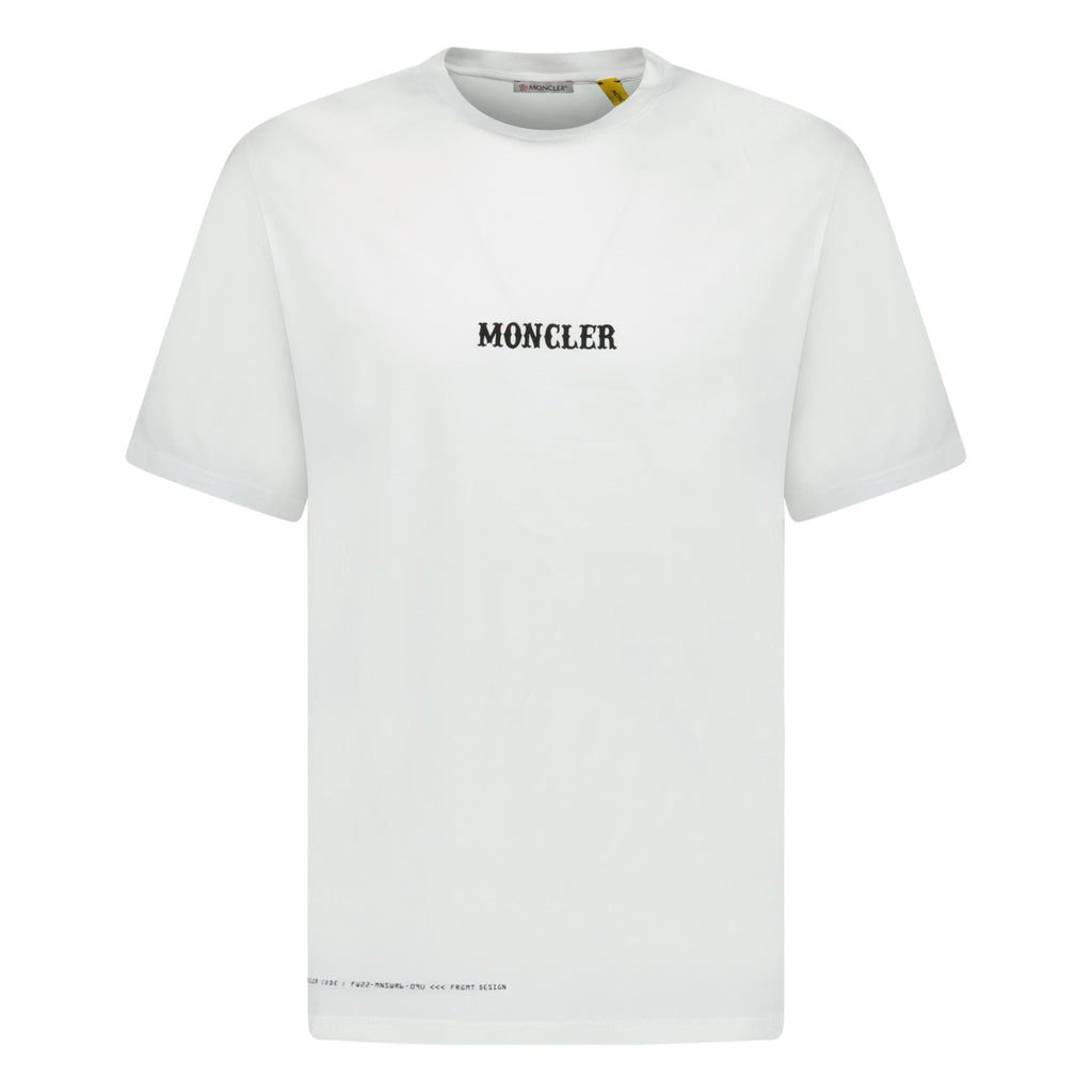 Moncler WRITING LOGO T-SHIRT WHITE - Boinclo ltd - Outlet Sale Under Retail