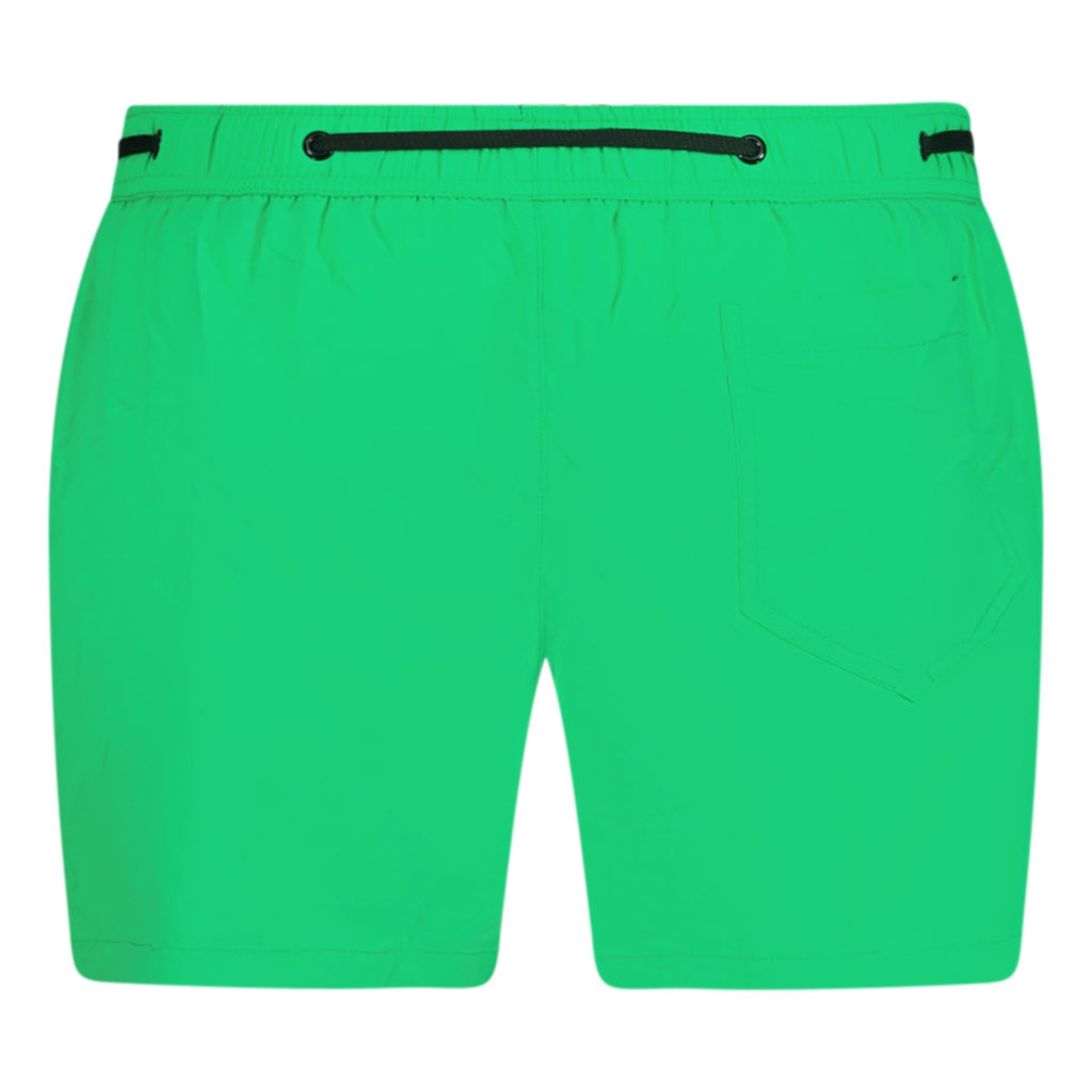 Moschino Short Logo Tape Swim Shorts Green - Boinclo ltd - Outlet Sale Under Retail