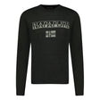 Napapijri Durras Crewneck Jumper Black & Grey - Boinclo ltd - Outlet Sale Under Retail