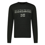 Napapijri Durras Crewneck Jumper Black & Grey - Boinclo ltd - Outlet Sale Under Retail