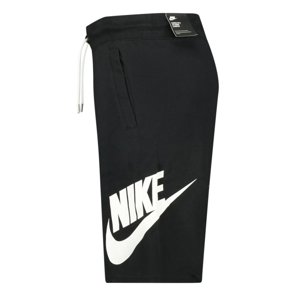 Nike Cotton Black Shorts with Branding down leg - Boinclo ltd - Outlet Sale Under Retail
