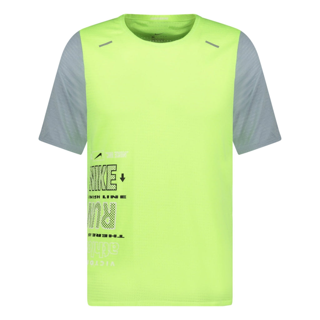 Nike Dri-Fit Breathe T-Shirt Yellow & Grey - Boinclo ltd - Outlet Sale Under Retail
