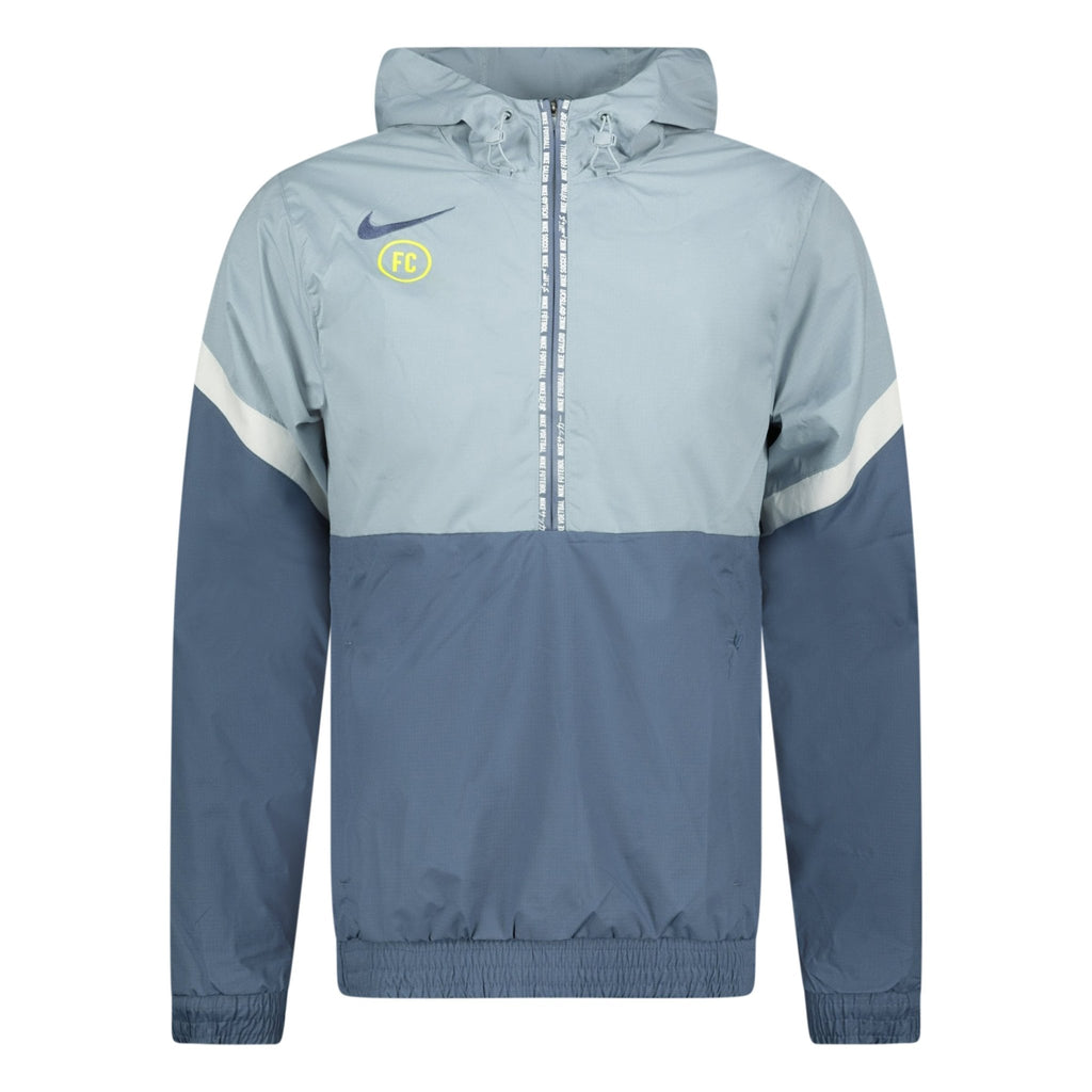 Nike Fc Dri Fit Football Jacket Grey & Blue - Boinclo ltd - Outlet Sale Under Retail