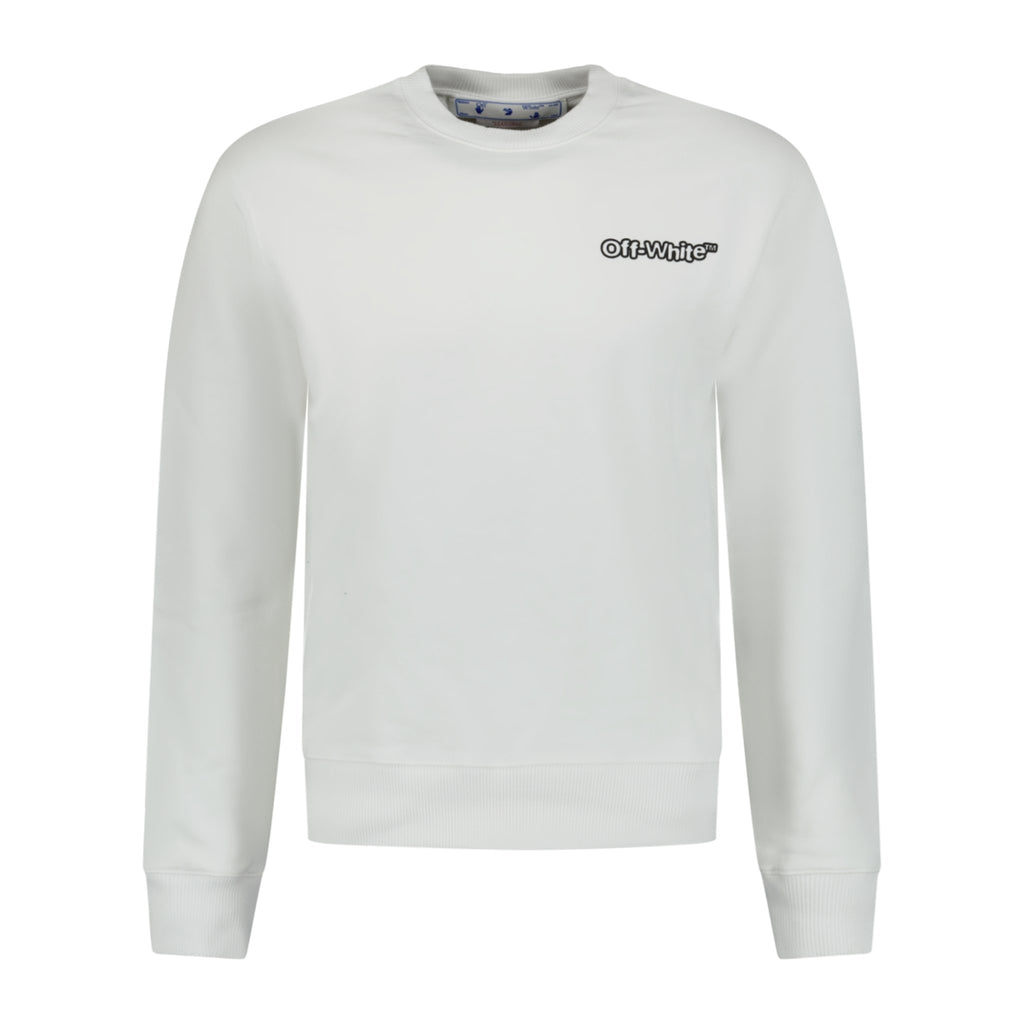 OFF-WHITE 'Blur' Sweatshirt White - Boinclo ltd - Outlet Sale Under Retail