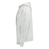 Off-White Diagonal Outline Hooded Sweatshirt Grey - Boinclo ltd - Outlet Sale Under Retail