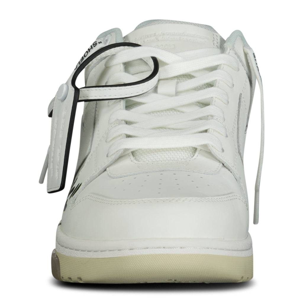 OFF-WHITE 'For Walking' Out Of Office Low-Top Leather Trainers White & - Boinclo ltd - Outlet Sale Under Retail