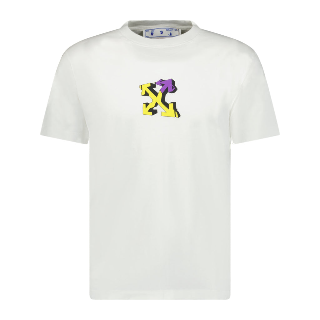 Off-White Graffiti Logo T-Shirt White - Boinclo ltd - Outlet Sale Under Retail