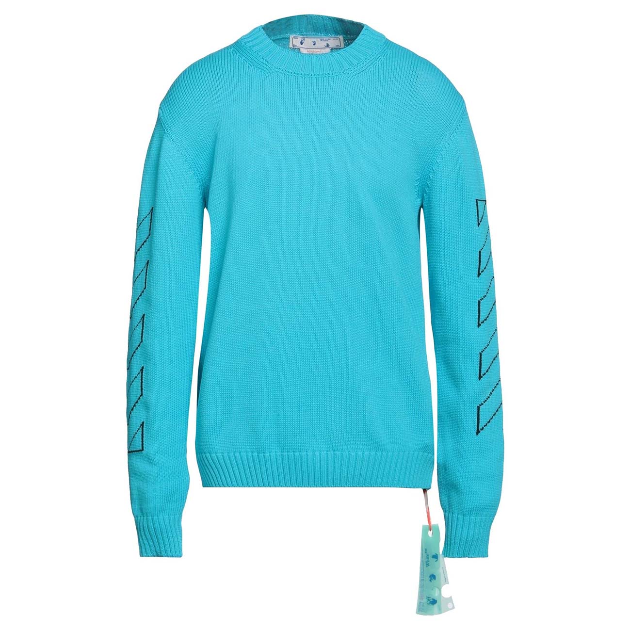 Off white blue jumper Clearance
