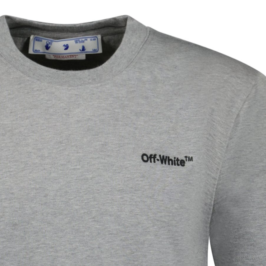 Off-White Logo T-Shirt Grey - Boinclo ltd - Outlet Sale Under Retail