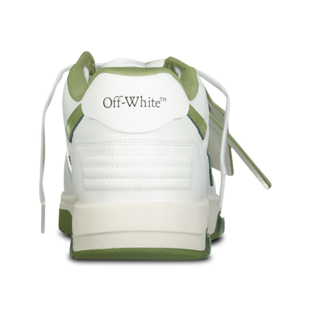Off-White Out Of Office Calf Leather Trainer White & Sage - Boinclo ltd - Outlet Sale Under Retail