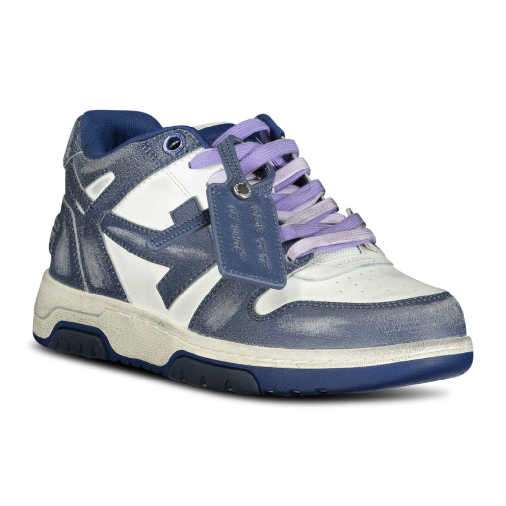 OFF-WHITE 'Out Of Office' Low-Top Vintage Trainers Navy & White - Boinclo ltd - Outlet Sale Under Retail