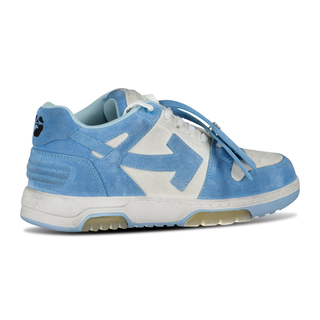 OFF-WHITE OUT OF OFFICE LOW VINTAGE DISTRESSED BLUE TRAINERS - Boinclo ltd - Outlet Sale Under Retail