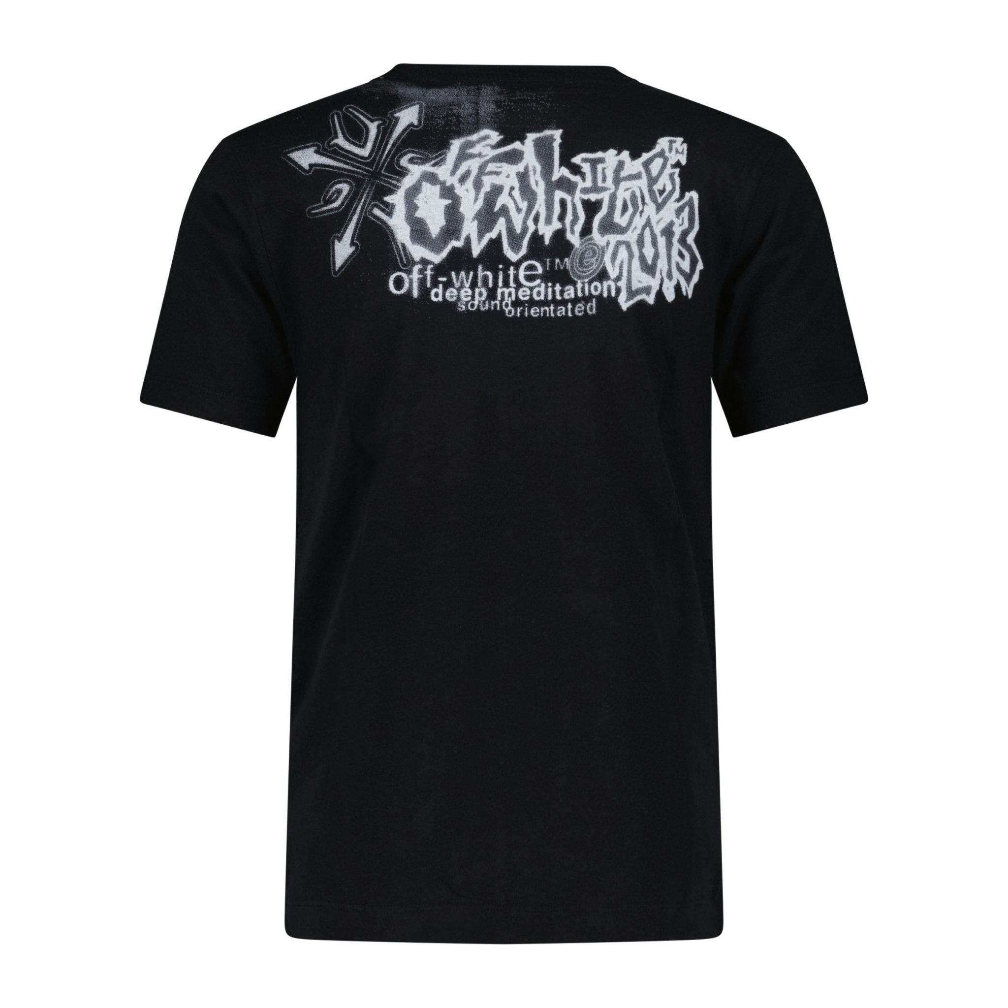 OFF-WHITE Tribal Graffiti T-Shirt Black | Boinclo ltd | Outlet Sale