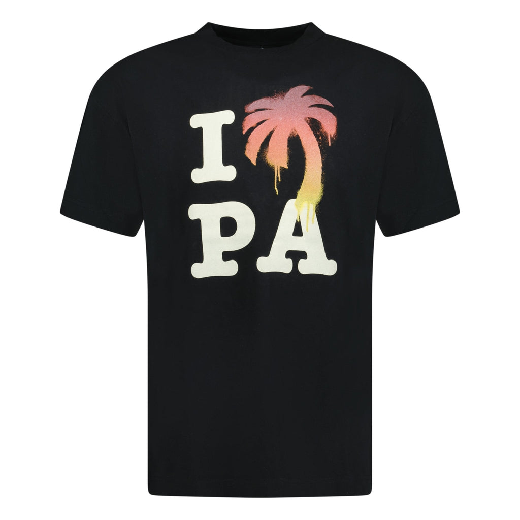 Palm Angels 'I Love PA' T-Shirt Black - Boinclo ltd - Outlet Sale Under Retail