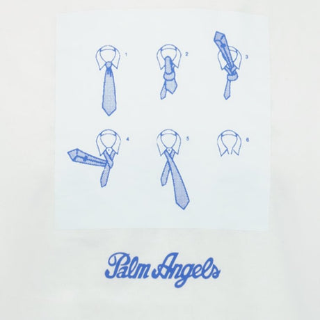 Palm Angels Un-Tie Classic T-Shirt White - Boinclo ltd - Outlet Sale Under Retail