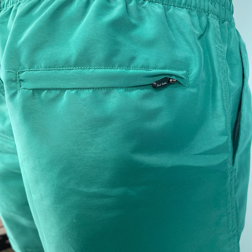 Paul Smith Stripe Pull-string Swim Shorts Teal - Boinclo ltd - Outlet Sale Under Retail