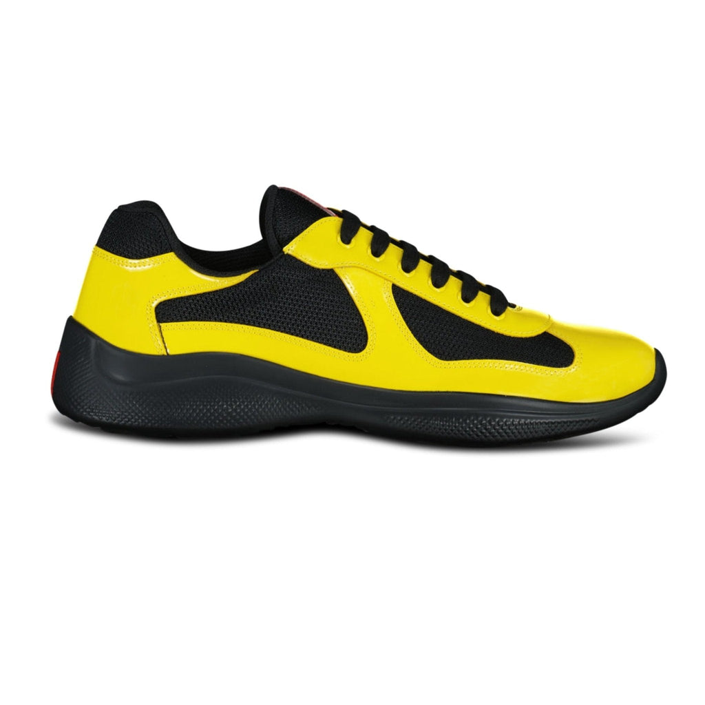 Prada Americas Cup Sneakers Yellow & Black - Boinclo ltd - Outlet Sale Under Retail