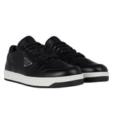 Prada 'Downtown' Triangle Logo Trainers Black - Boinclo ltd - Outlet Sale Under Retail
