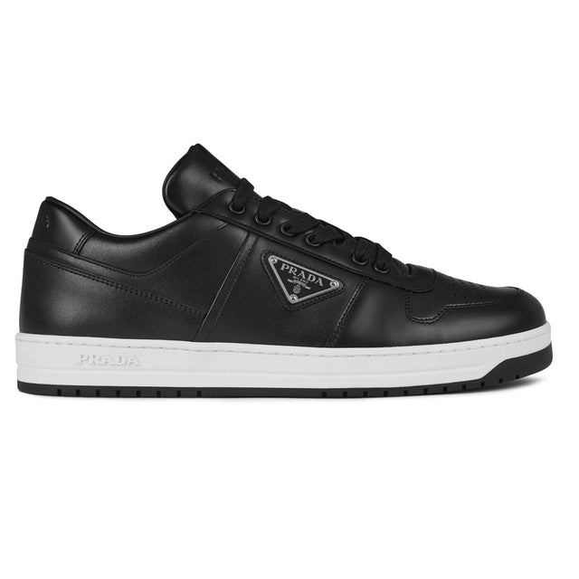 Prada 'Downtown' Triangle Logo Trainers Black - Boinclo ltd - Outlet Sale Under Retail