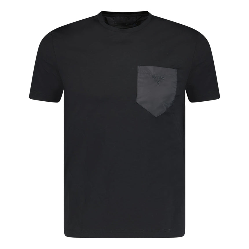 Prada Nylon Pocket T-Shirt Black - Boinclo ltd - Outlet Sale Under Retail