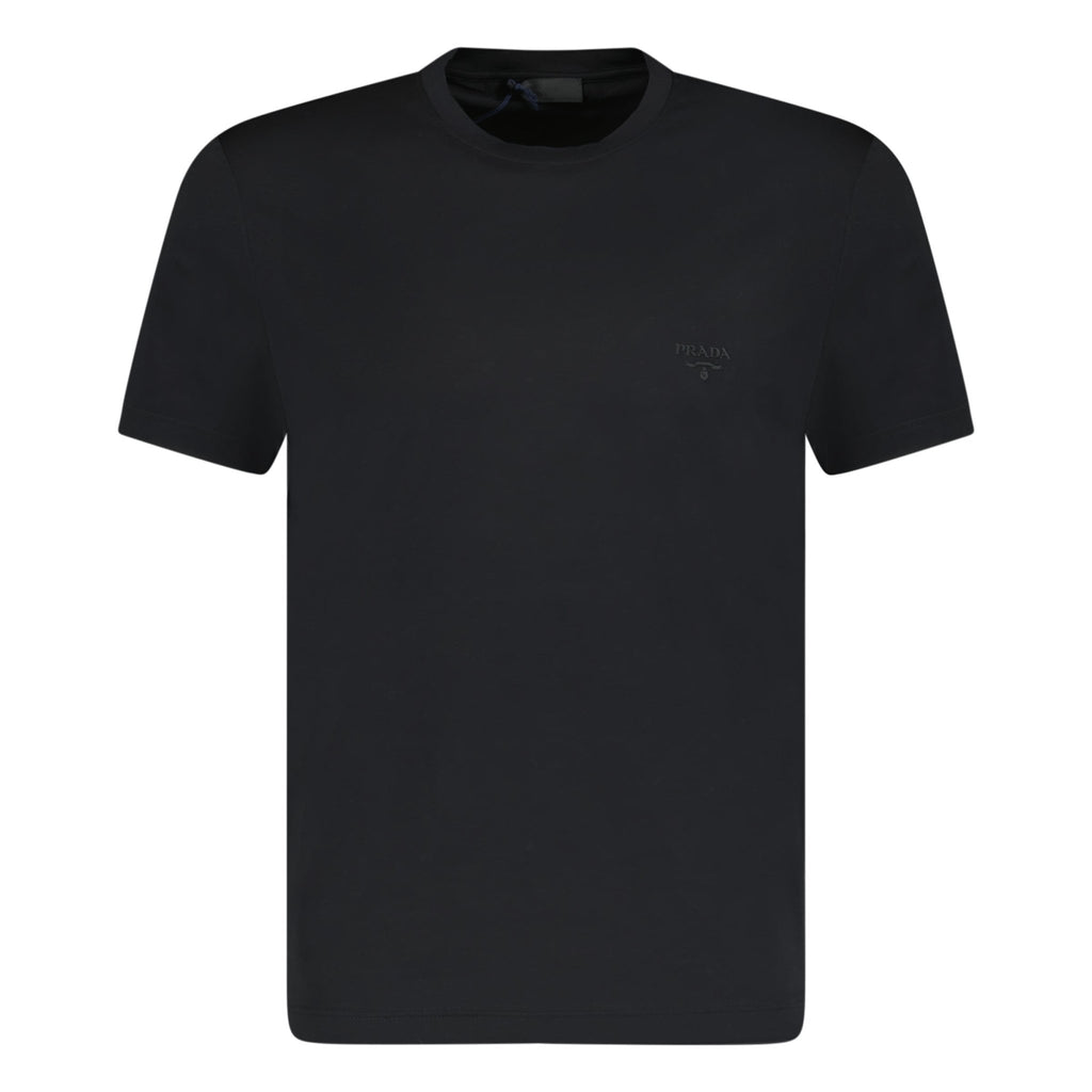 Prada Stitch Logo T-Shirt Black - Boinclo ltd - Outlet Sale Under Retail