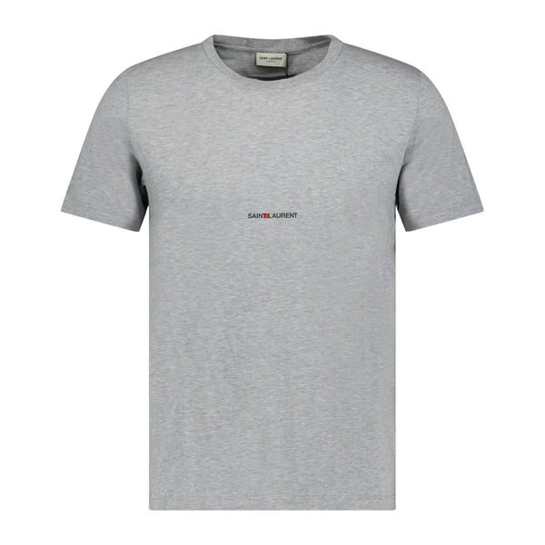 brugerdefinerede Bliv klar anmodning Saint Laurent Box Logo T-shirt Grey | Boinclo ltd | Outlet Sale