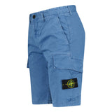 Stone Island Bermuda Cargo Shorts Washed Blue - Boinclo ltd - Outlet Sale Under Retail